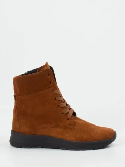 Semler – Schnürboots aus Veloursleder braun