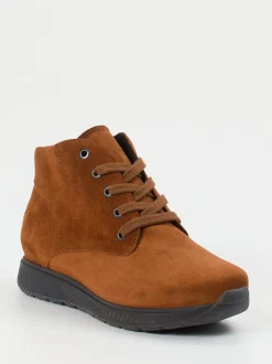 Semler – Schnürboots aus Veloursleder rostbraun