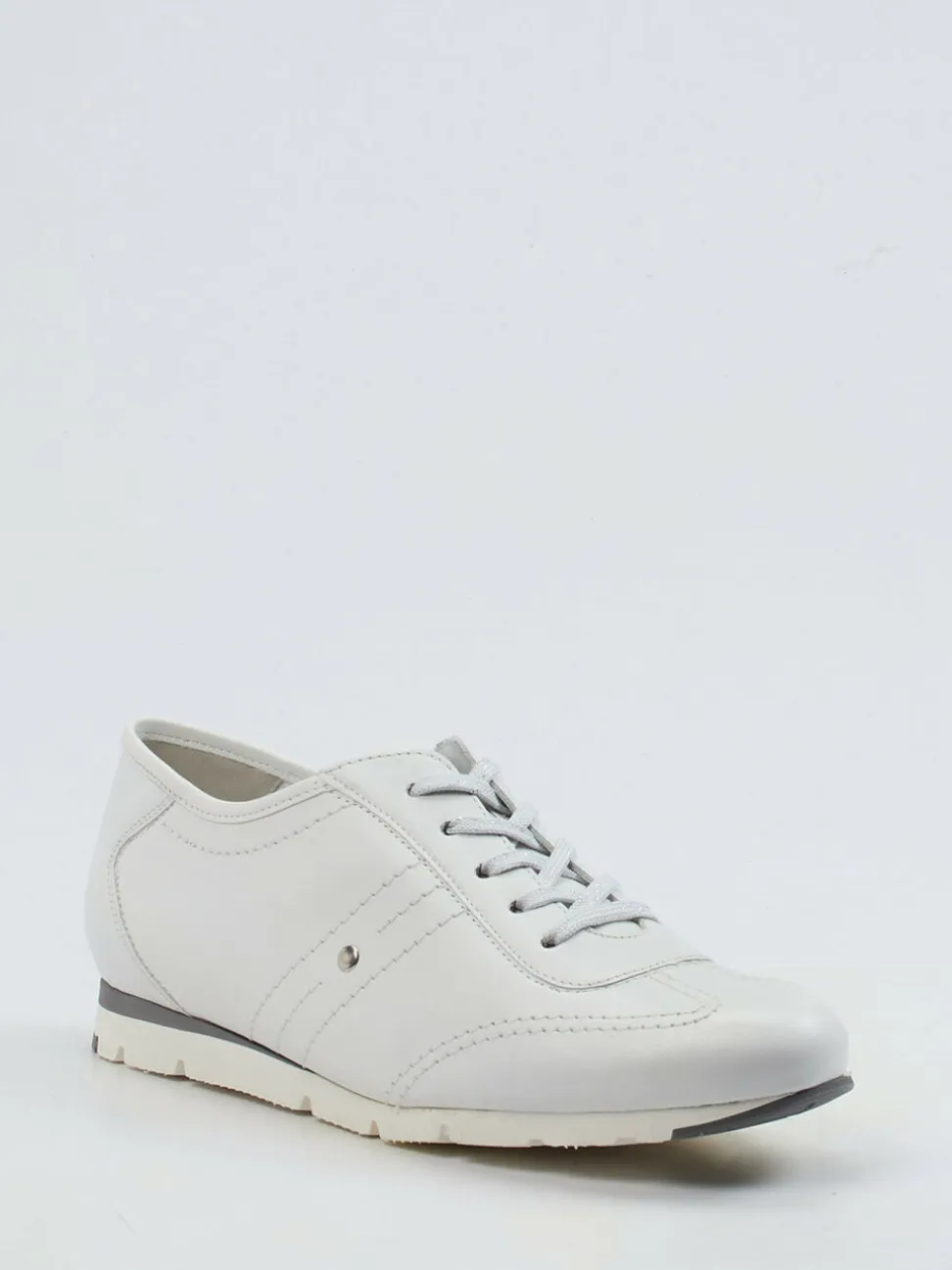 Semler – Schnürschuh aus Kalbleder in Offwhite