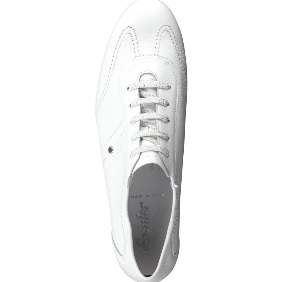 Semler – Schnürschuh aus Kalbleder in Offwhite