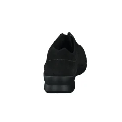 Semler – Schnürschuhe aus Veloursleder schwarz