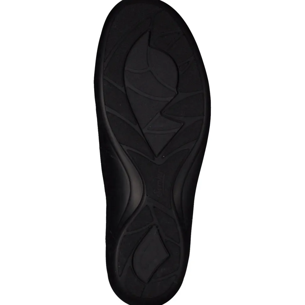 Semler – Schnürschuhe aus Veloursleder Schwarz