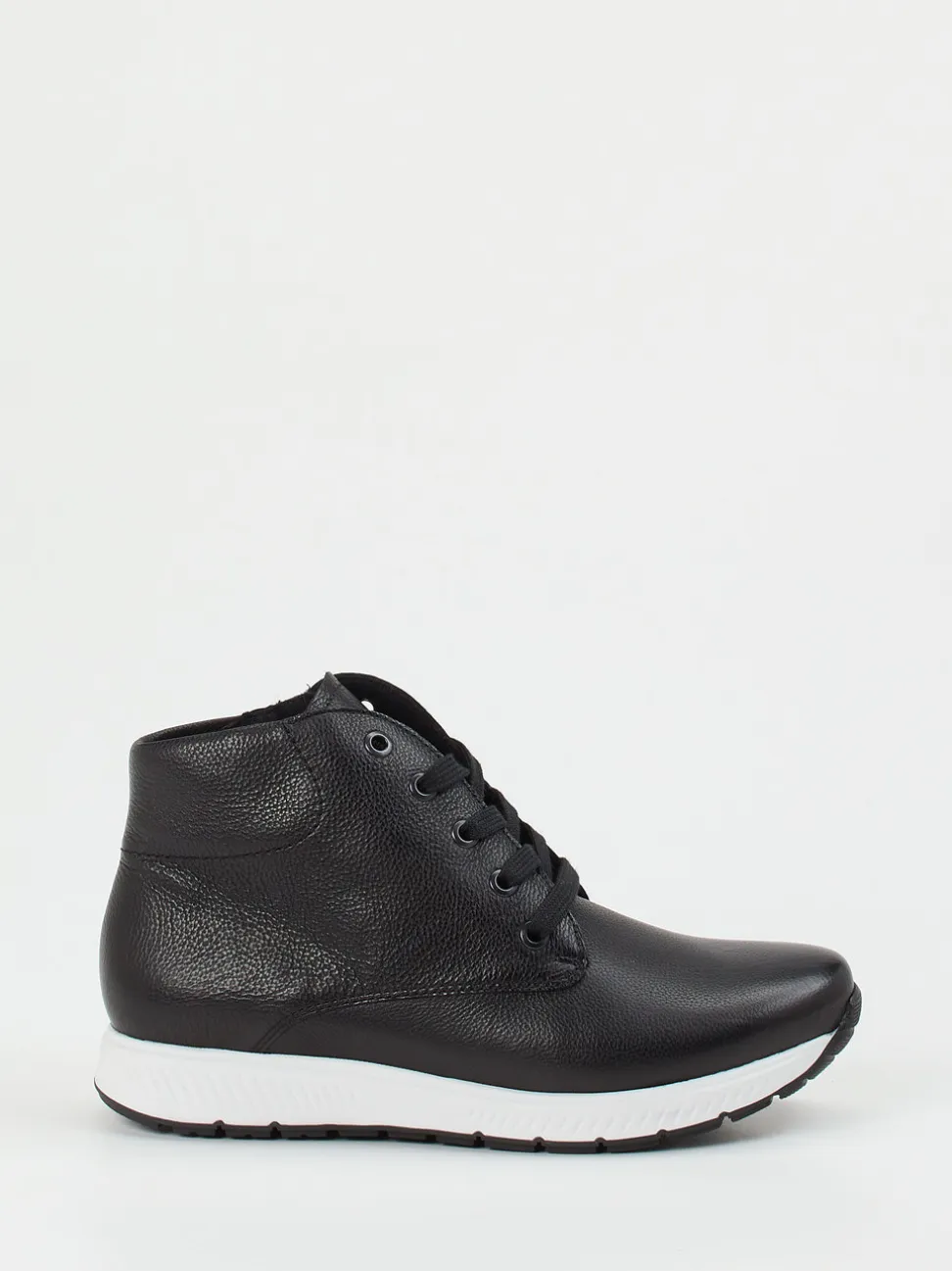 Semler – Schnürstiefelette aus Kalbleder schwarz