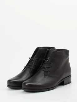 Semler – Schnürstiefelette aus Kalbleder schwarz