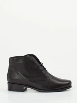 Semler – Schnürstiefelette aus Kalbleder schwarz