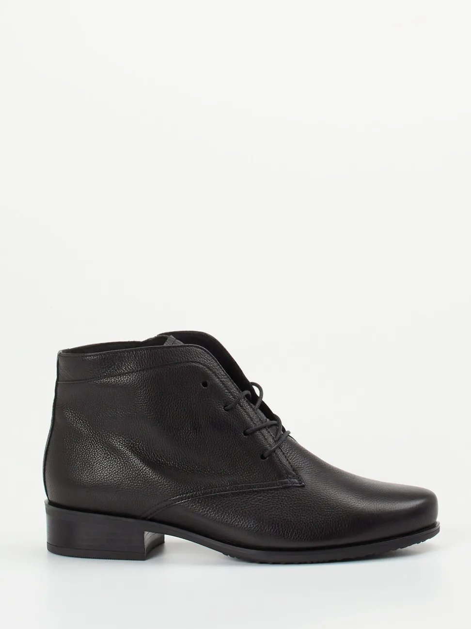 Semler – Schnürstiefelette aus Kalbleder schwarz
