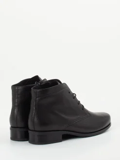 Semler – Schnürstiefelette aus Kalbleder schwarz