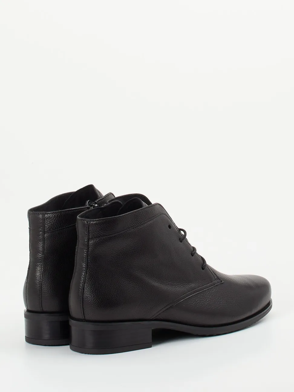 Semler – Schnürstiefelette aus Kalbleder schwarz