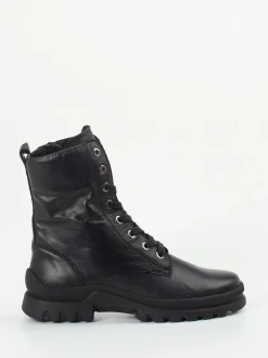 Semler – Schnürstiefelette aus Kalbleder schwarz