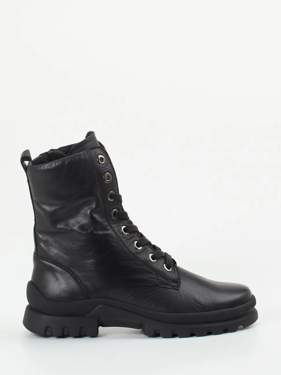 Semler – Schnürstiefelette aus Kalbleder schwarz