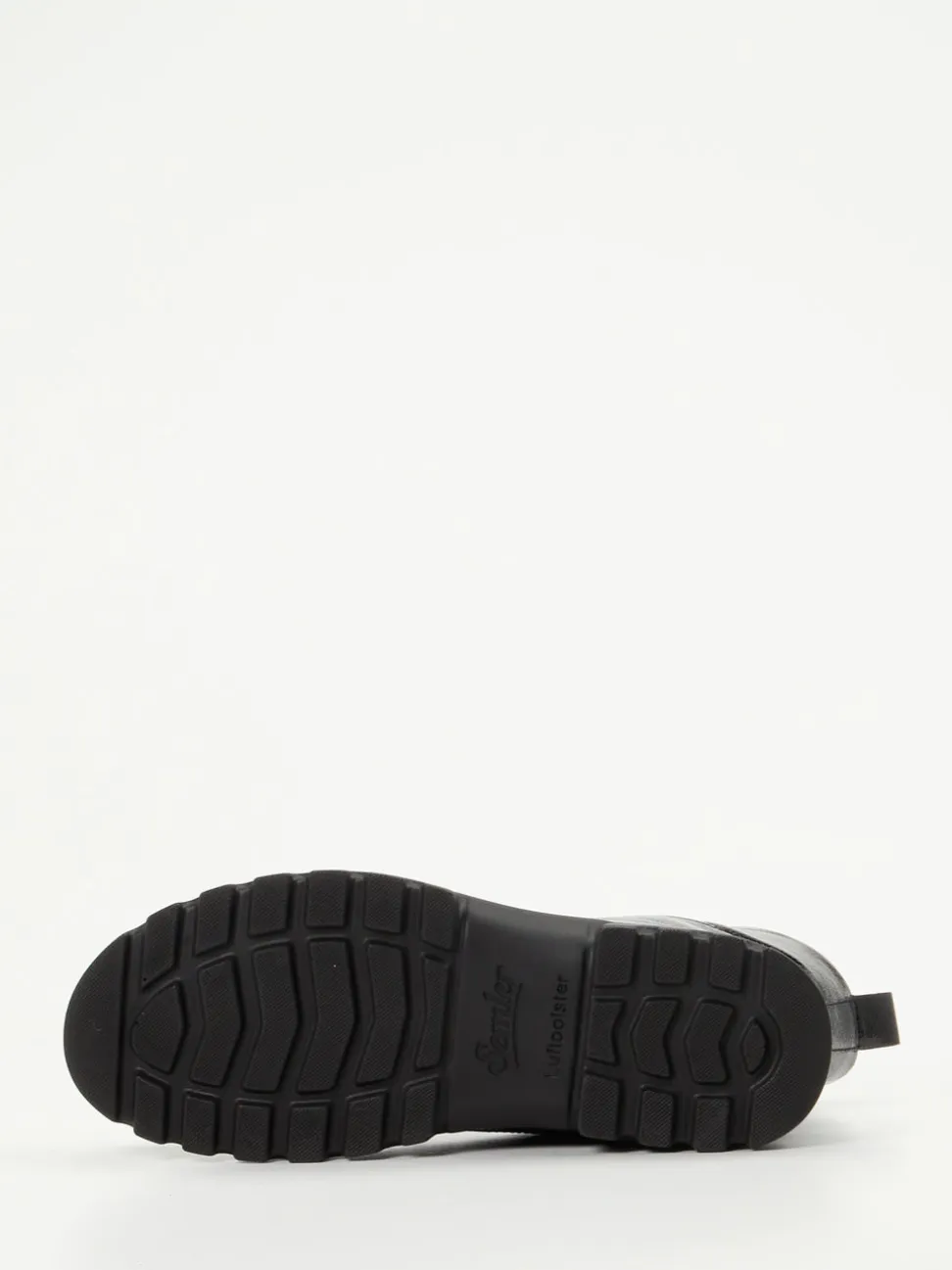 Semler – Schnürstiefelette aus Lackleder schwarz
