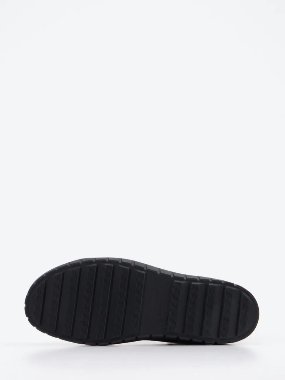 Semler – Schnürstiefelette aus Veloursleder Schwarz