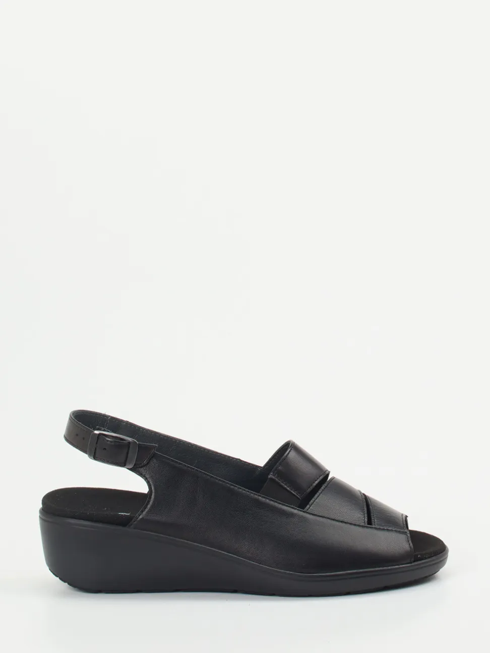 Semler – Slingback-Sandalen aus Kalbleder Schwarz