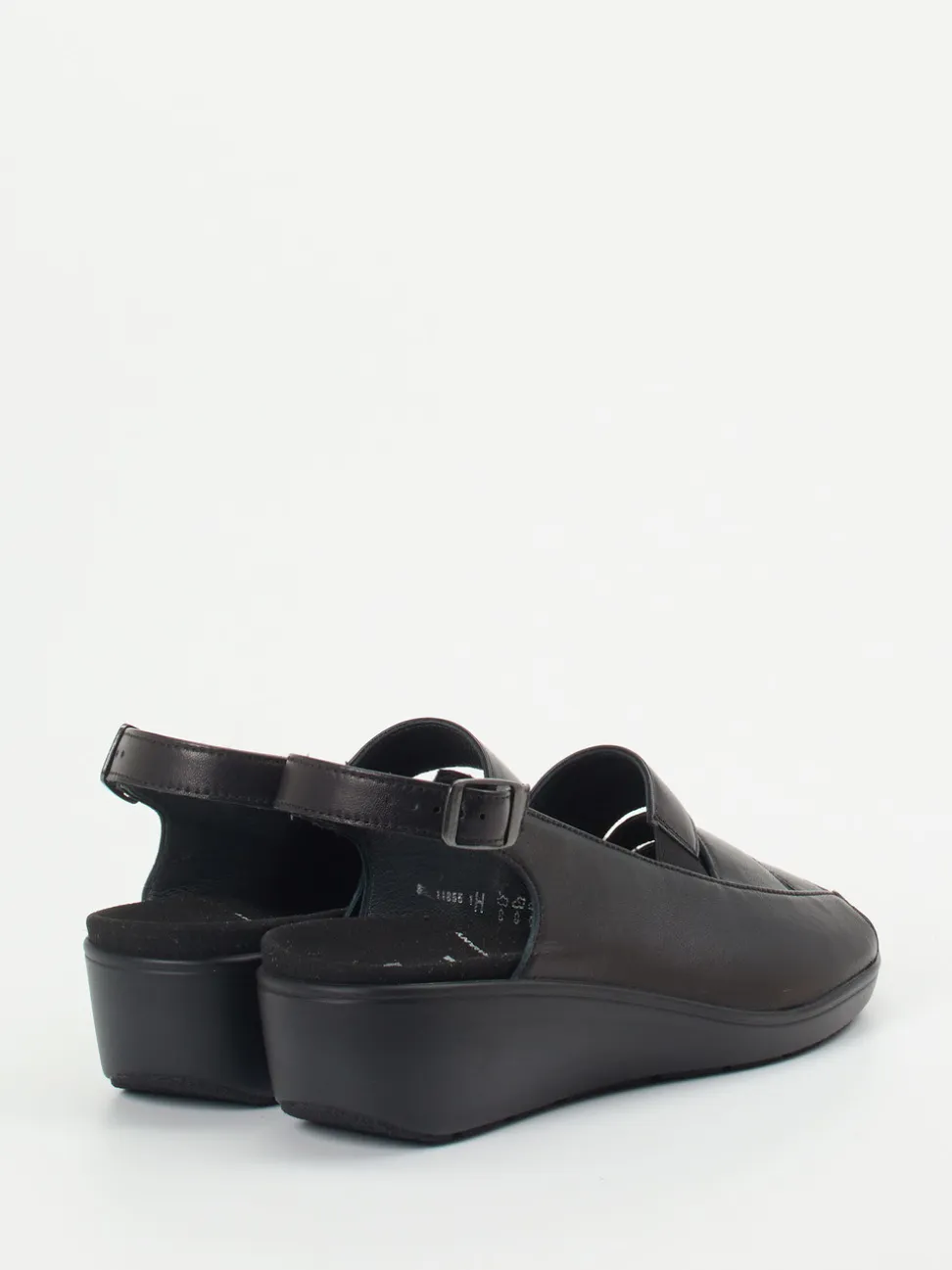 Semler – Slingback-Sandalen aus Kalbleder Schwarz