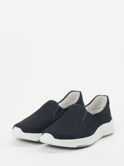 Semler – Slip-On Sneaker aus Textil in Dunkelblau