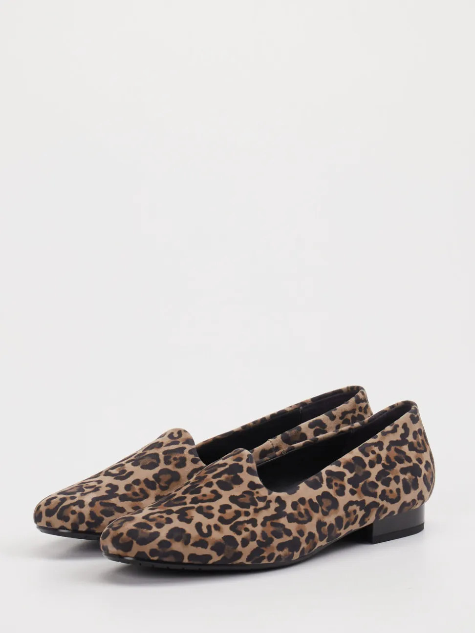 Semler – Slipper aus Leder mit Leoprint