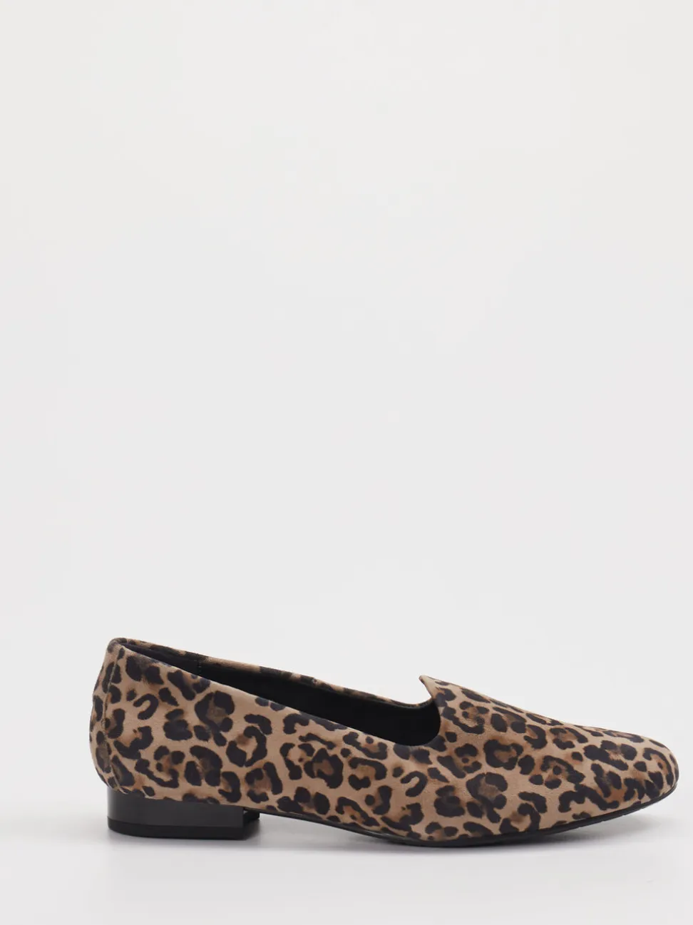 Semler – Slipper aus Leder mit Leoprint