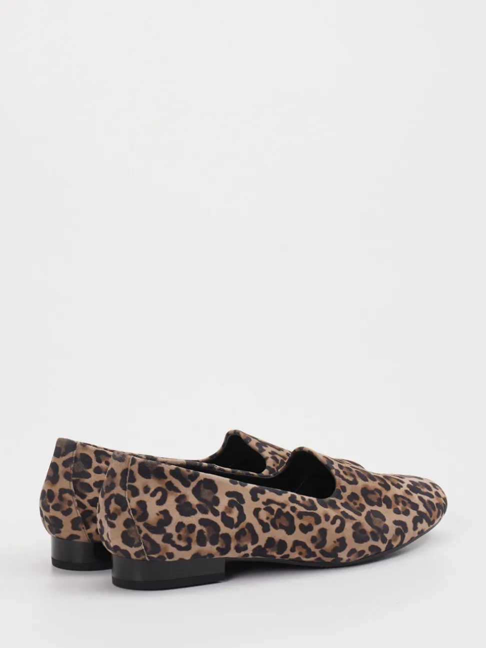 Semler – Slipper aus Leder mit Leoprint