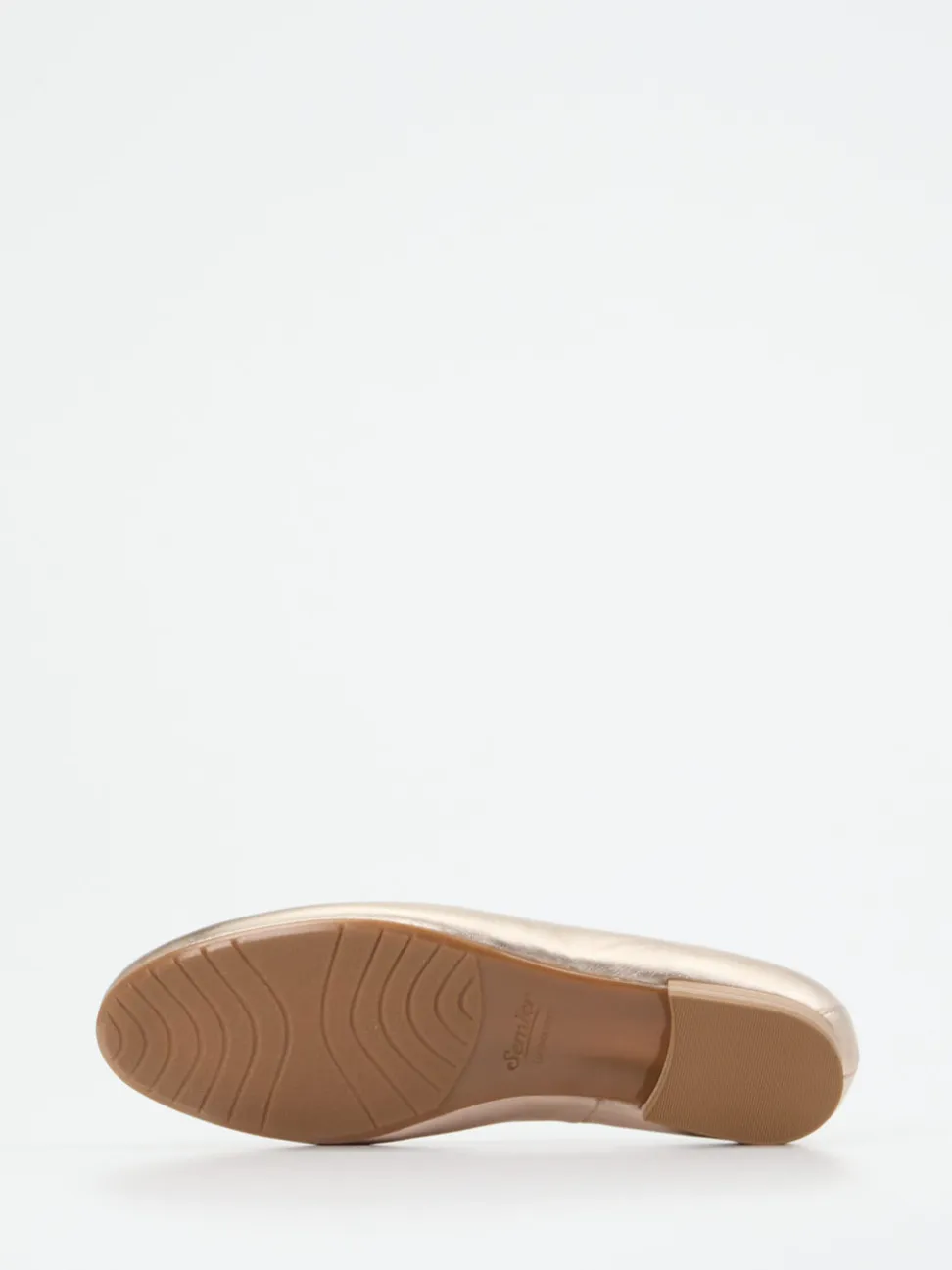 Semler – Slipper aus Metallicleder in Gold