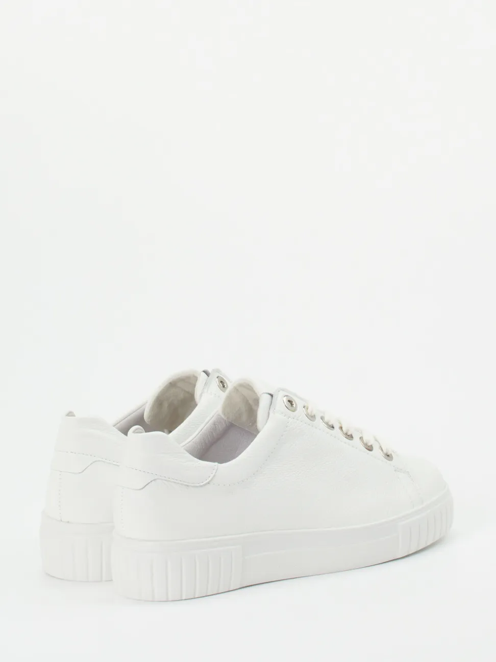 Semler – Sneaker aus Kalbleder weiß