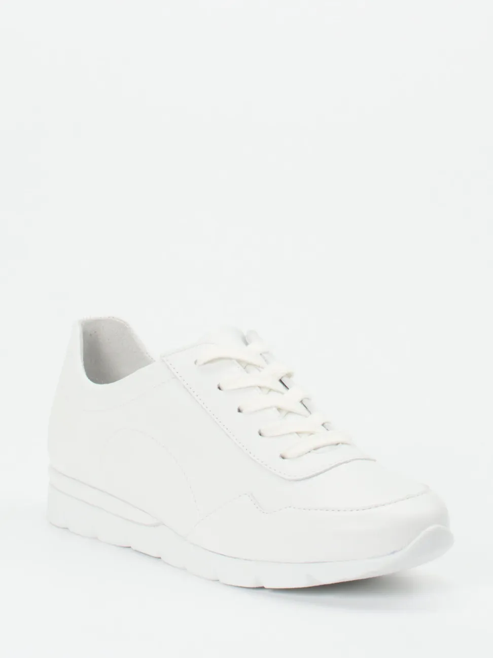 Semler – Sneaker aus Kalbleder in Offwhite