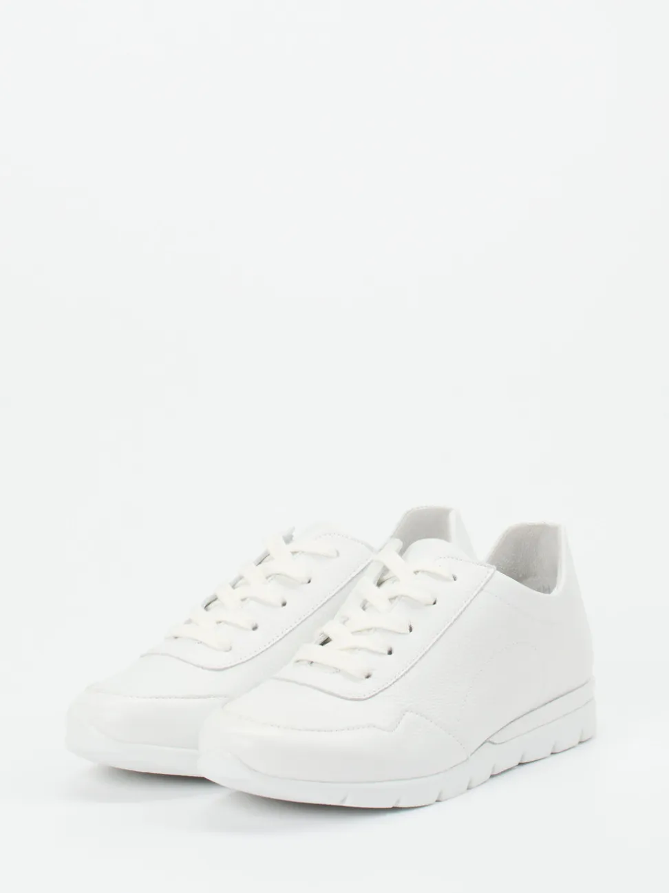 Semler – Sneaker aus Kalbleder in Offwhite