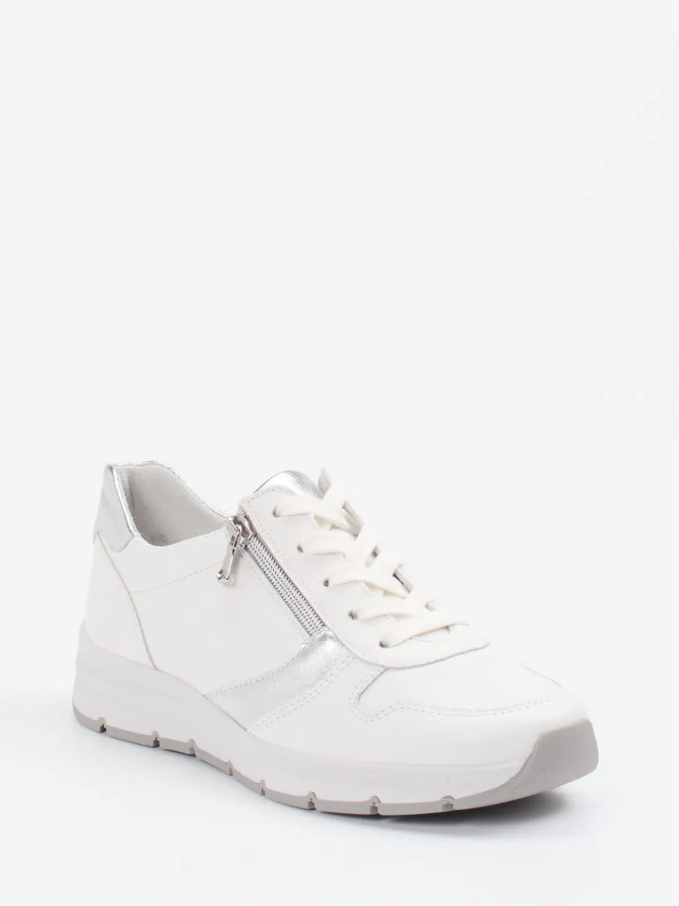 Semler – Sneaker aus Kalbleder in Offwhite