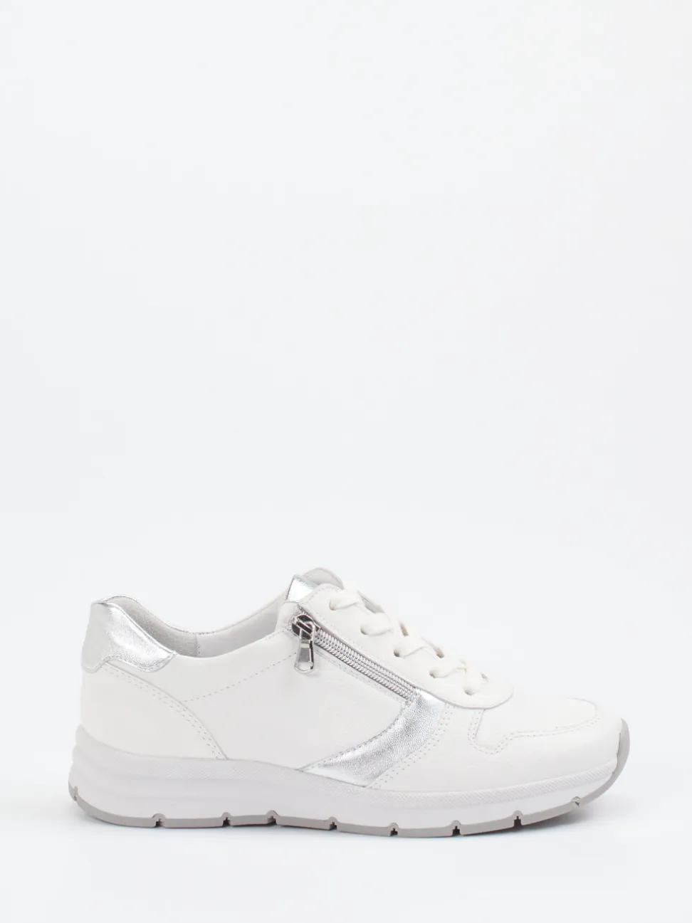 Semler – Sneaker aus Kalbleder in Offwhite