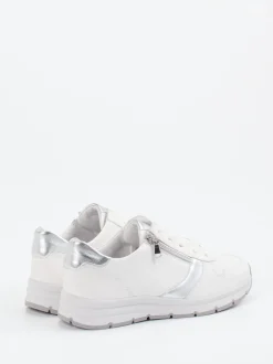 Semler – Sneaker aus Kalbleder in Offwhite