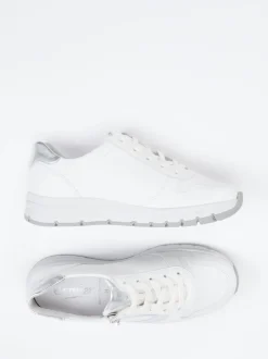 Semler – Sneaker aus Kalbleder in Offwhite