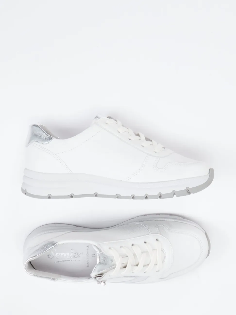 Semler – Sneaker aus Kalbleder in Offwhite