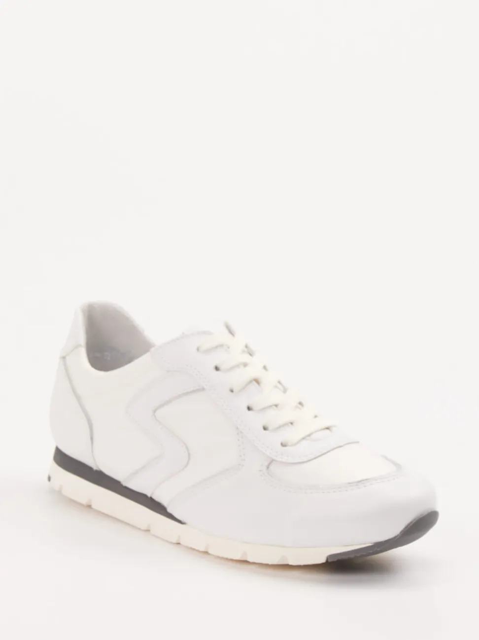 Semler – Sneaker aus Kalbleder und Nylon Offwhite