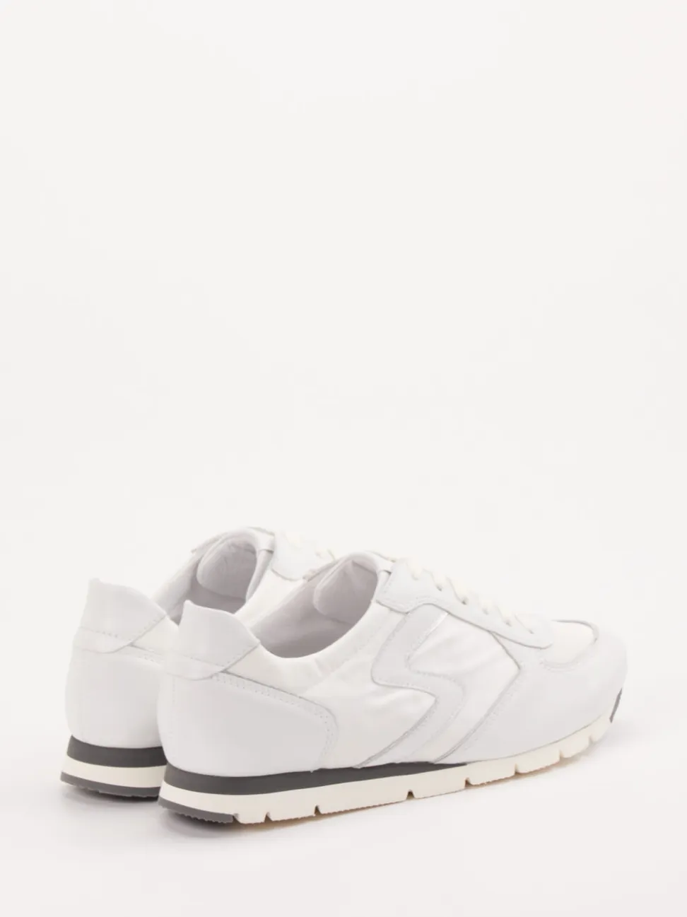 Semler – Sneaker aus Kalbleder und Nylon Offwhite