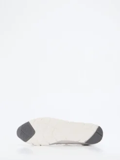 Semler – Sneaker aus Kalbleder und Nylon Offwhite