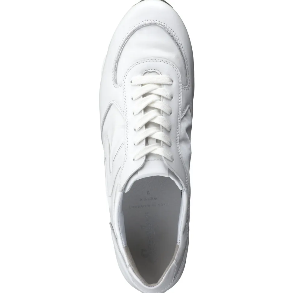Semler – Sneaker aus Kalbleder und Nylon Offwhite