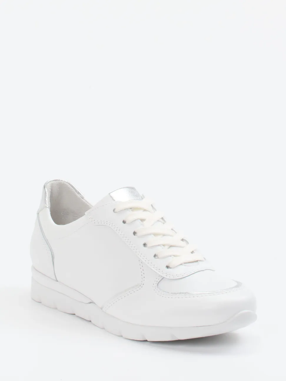 Semler – Sneaker aus Kalbleder mit Metallic-Details