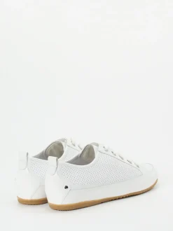 Semler – Sneaker aus Kalbleder und Lackleder Weiß