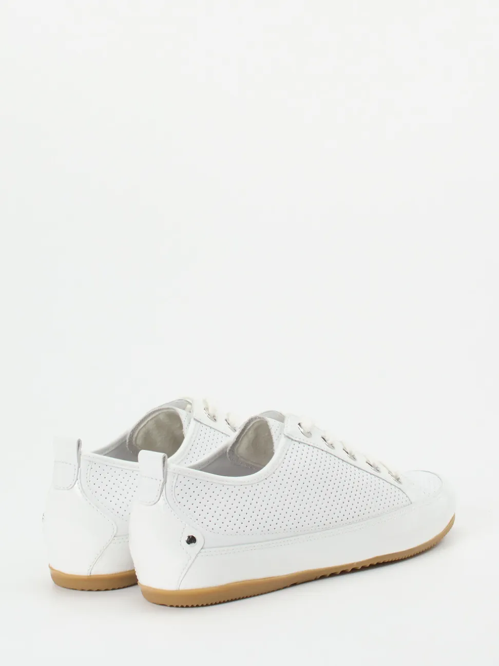 Semler – Sneaker aus Kalbleder und Lackleder Weiß
