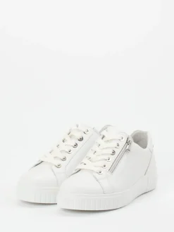 Semler – Sneaker aus Kalbleder weiß