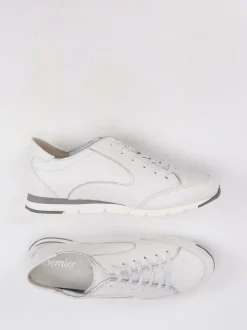 Semler – Sneaker aus Kalbleder in Offwhite