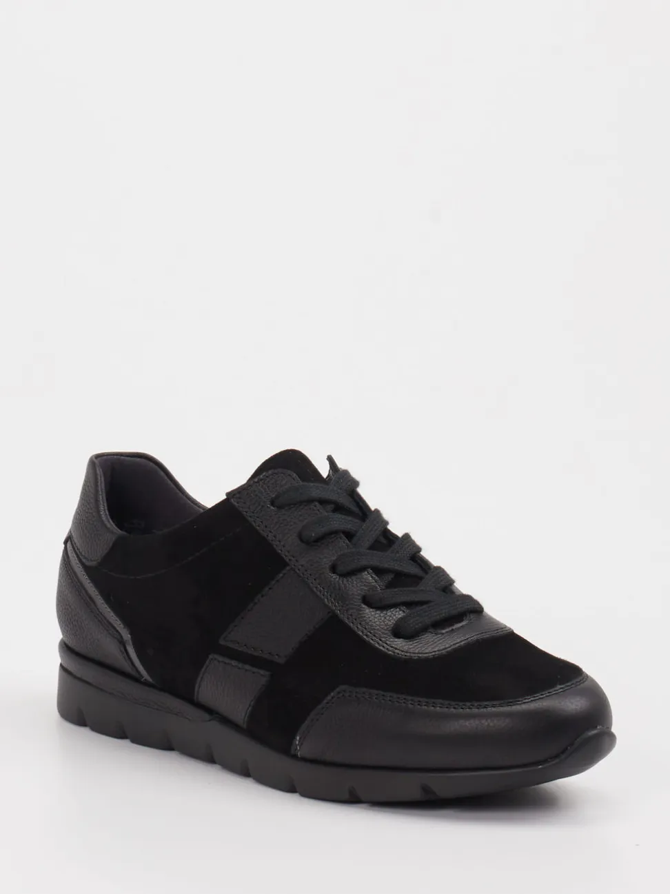 Semler – Sneaker aus Leder in Schwarz