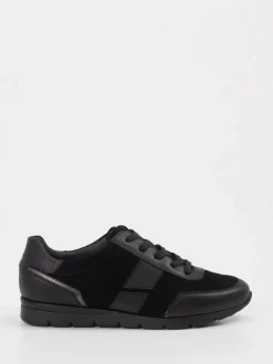 Semler – Sneaker aus Leder in Schwarz