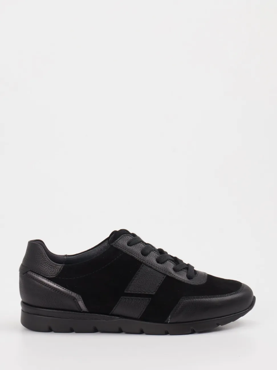 Semler – Sneaker aus Leder in Schwarz