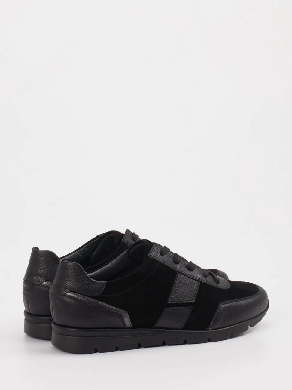 Semler – Sneaker aus Leder in Schwarz