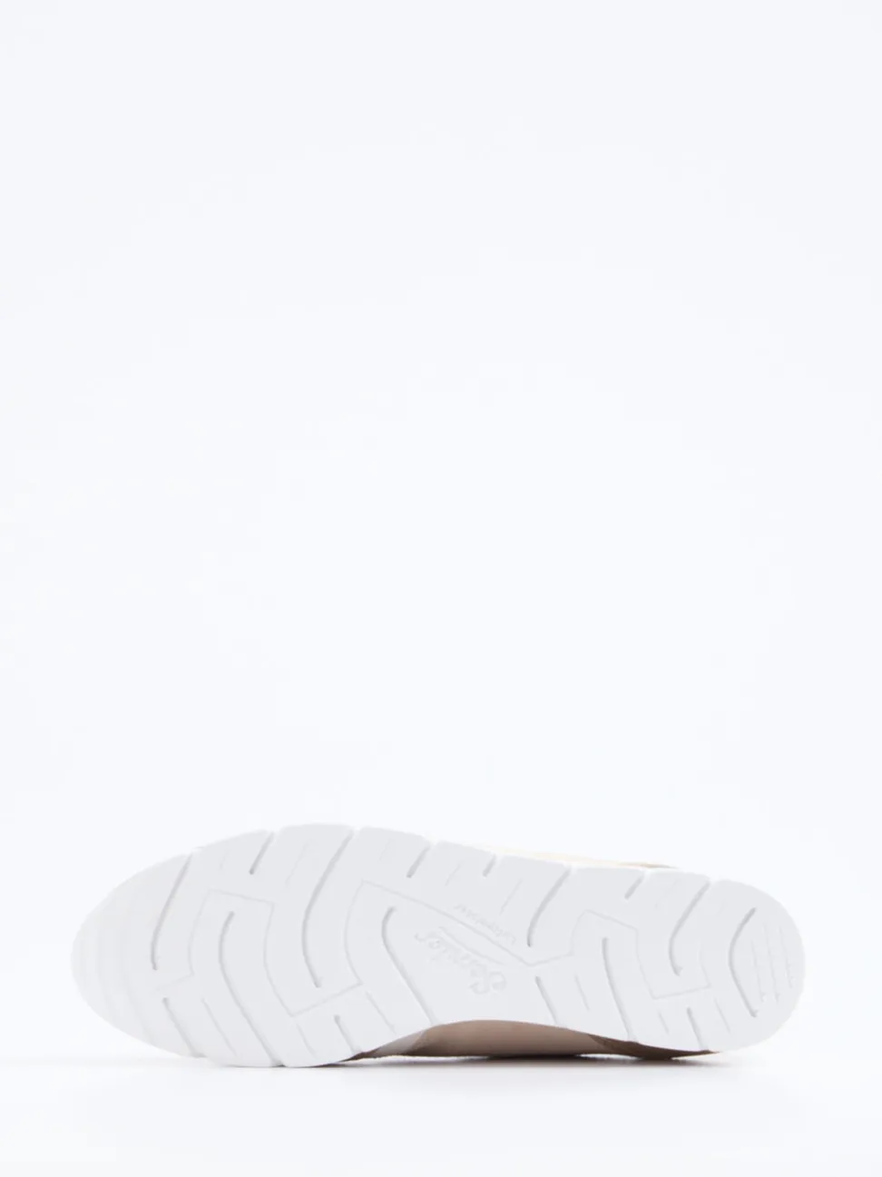 Semler – Sneaker aus Metallicleder Champagner