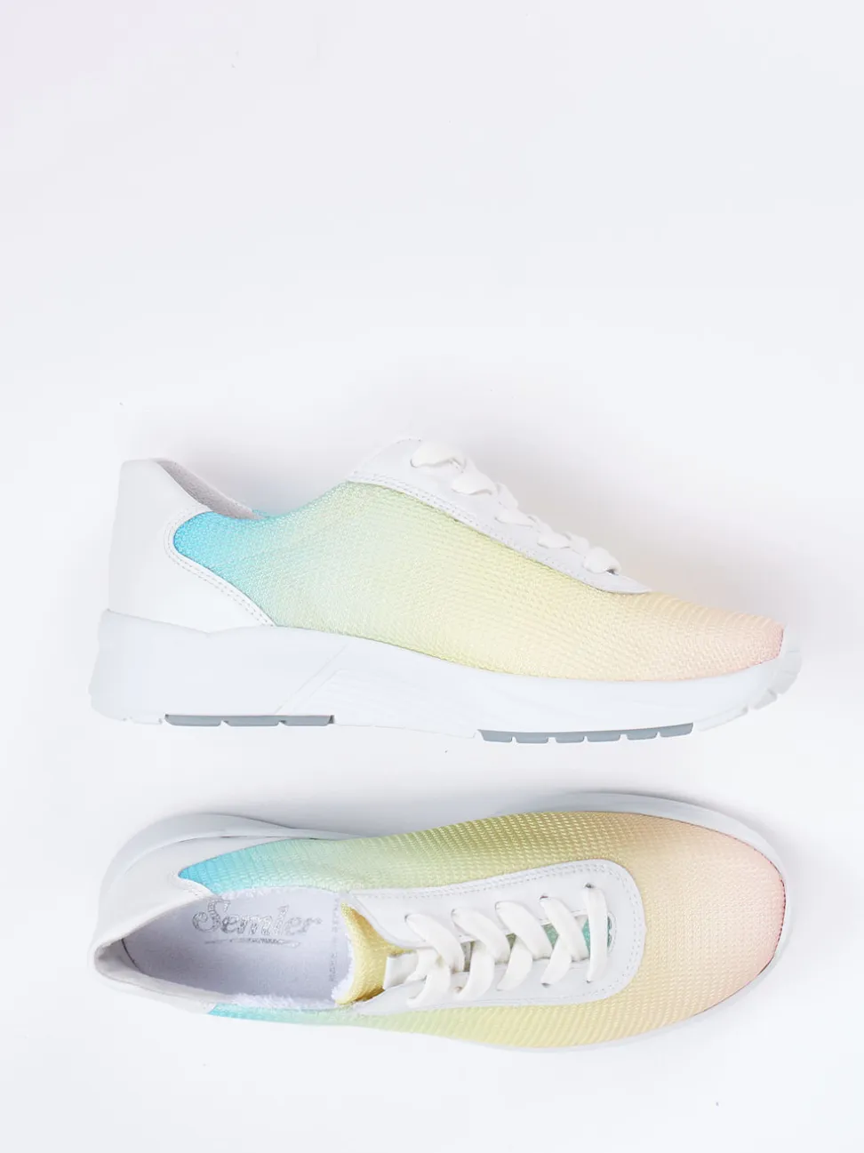 Semler – Sneaker aus Textil mit Pastellverlauf