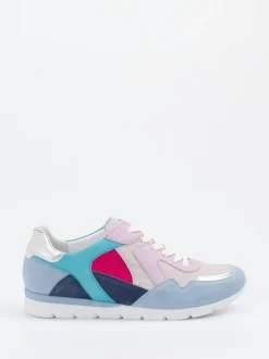 Semler – Sneaker aus Veloursleder in Pastell-Mix
