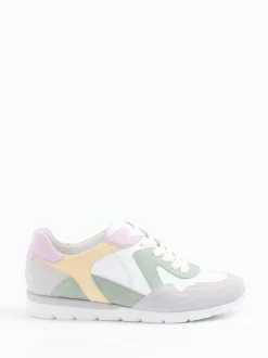 Semler – Sneaker aus Veloursleder in Pastelloptik
