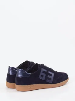 Semler – Sneaker aus Veloursleder mit Metallic-Details
