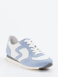 Semler – Sneaker aus Veloursleder in Weiß